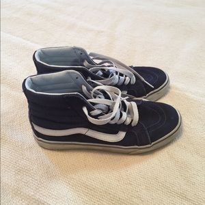 Vans navy suede sneakers